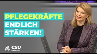Pflege-Revolution im Bundestag! Katrin Staffler: Mehr Rechte & Wertschätzung für Pflegekräfte!