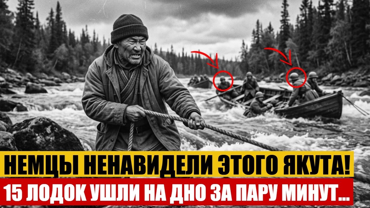 ЯКУТСКИЙ РЫБАК УТОПИЛ 15 НЕМЕЦКИХ ЛОДОК!  Но Правда Шокировала Всех...