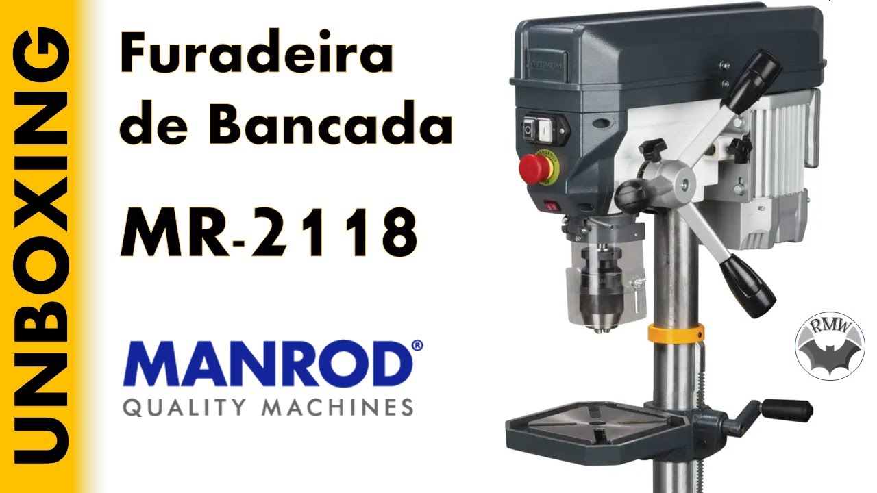 Unboxing - Lançamento Furadeira de Bancada Manrod