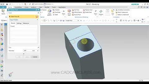 NX   RESIZE FACE COMMAND IN NX