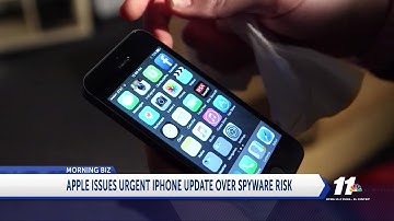 APPLE ISSUES URGENT IPHONE UPDATE OVER SPYWARE RISK