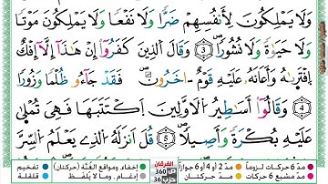 (مكررة) حفظ سورة الفرقان (01) للقارئ الشيخ محمد سايد