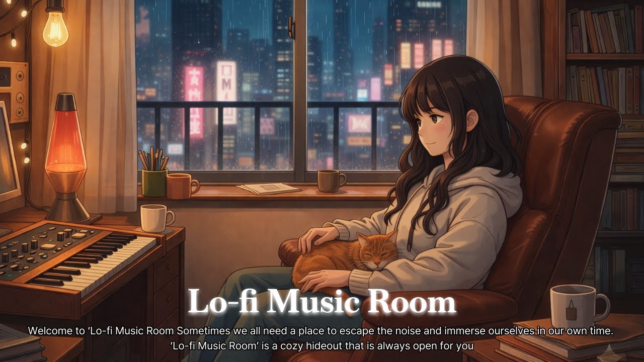 【 공부음악 | 로파이음악실 】새벽 2시, 모두가 잠든 시간 나를 깨우는 공부음악 VOL.7  #공부음악 #로파이 #로파이음악실 #플레이리스트 #집중력음악