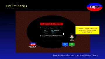 DMS Point of Sale: Preliminaries (003)