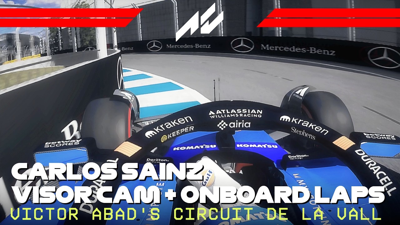 F1 2025 La Vall d'Uixó | Carlos Sainz Onboard | #assettocorsa