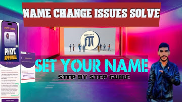 How To Change Name on Pi Network | Solve Issues in Pi Name | Step-By-Step Guide | Muhammad ijaz