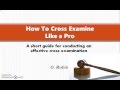 Cross Examination: How to cross examine like a PRO - tips and tricks!