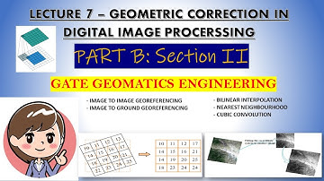 LECTURE 7 - GEOMETRIC CORRECTION IN DIGITAL IMAGE PROCESSING | #geomaticsengineering #gate