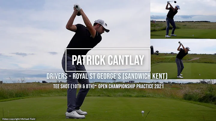 Patrick Cantlay Golf Swing Drivers (DTL views & slow-motion) Royal St George's (Sandwich), July 2021