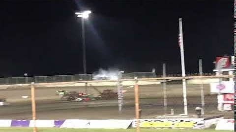 Horrible Wreck at Tri-City Speedway-Louie Lovelace...