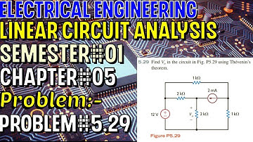 Linear Circuit Analysis | Chapter#05 | Problem#5.29 | Basic Engineering Circuit Analysis