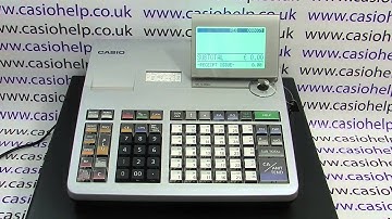 Casio SE-S3000 Cash Register Instructions: Using The Receipt On/Off Button
