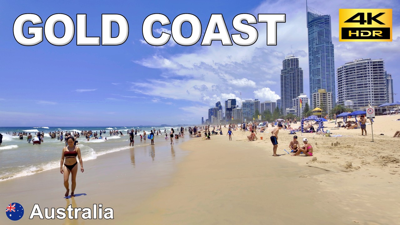 Голд-Кост – 7,5 км, 2 часа пешком | от Сёрферс-Парадайз до Бродбич | Австралия 🇦🇺 | январь 2025