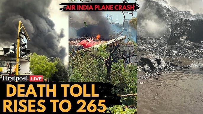Air India Plane Crash LIVE: 241 Passengers Dead, 24 Killed on Ground, One  Survivor | Palki Sharma - YouTube