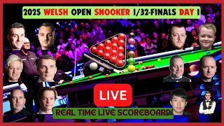 2025 Welsh Open Snooker LIVE Score UPDATE Today 1/32-Finals Day 1 Matches Feb 10 2025