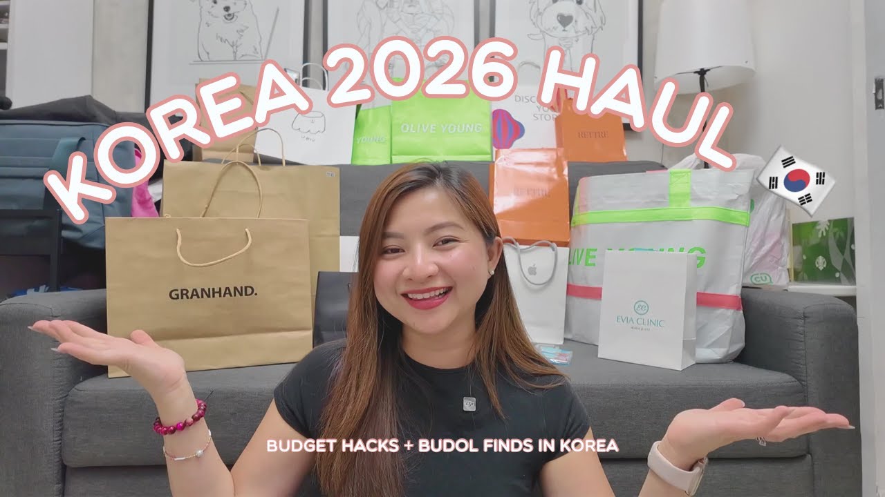 SOUTH KOREA SHOPPING HAUL 2026  🇰🇷 | Joyce Yabut - Bartolome