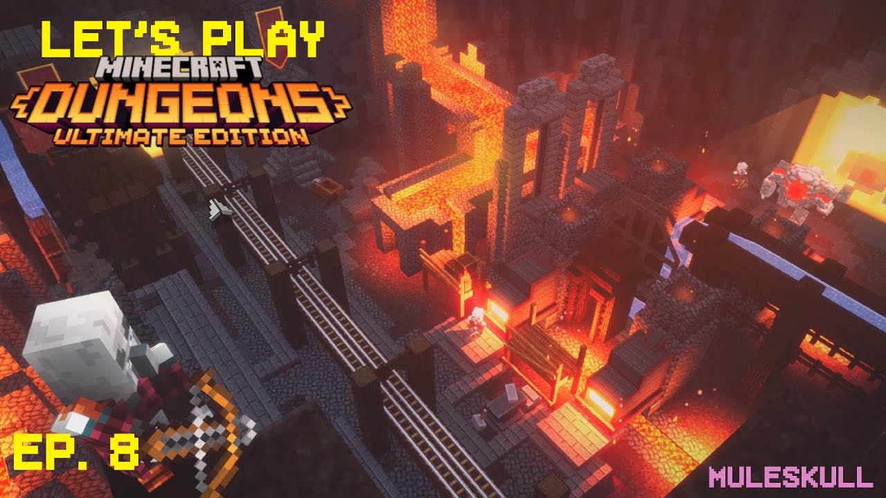 Let's Play Minecraft Dungeons - Episode 8 - Fiery Forge - YouTube