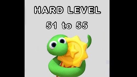 Tangled Snakes HARD LEVEL 51, 52, 53, 54, 55 SOLVED!