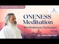 Oneness meditation 9th meditation technique  swami dhyan alok  rupantaran