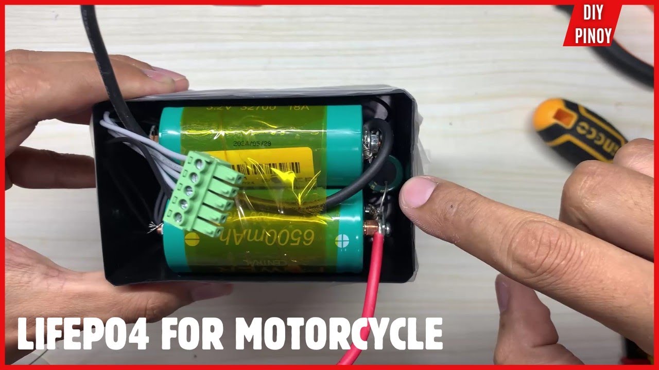 NEW LIFEPO4 MOTORCYCLE BATTERY WITH 6A ACTIVE BALANCER AND CAPACITOR