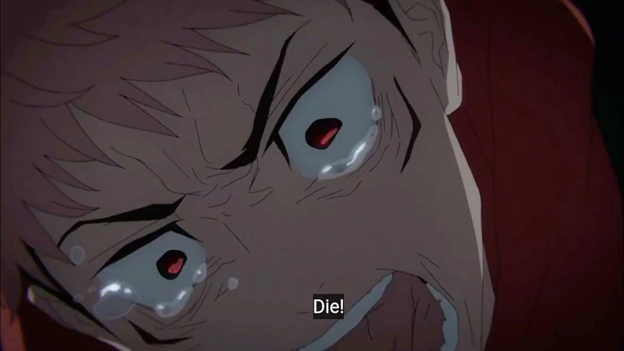 Yuji Crying After Sukuna Gone JJK S2 EP 17 jujutsukaisen anime yuji-crying-after-sukuna-gone-jjk-s2-ep-17-jujutsukaisen-anime