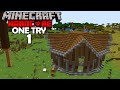 The GREATEST Beginning! (Minecraft One Try #1)