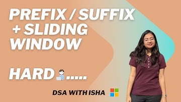 Prefix/Suffix + sliding window