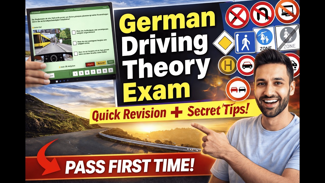 German Driving Theory Exam in English | Quick & Easy Revision