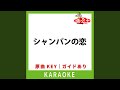 シャンパンの恋 (カラオケ) (原曲歌手:メロン記念日)