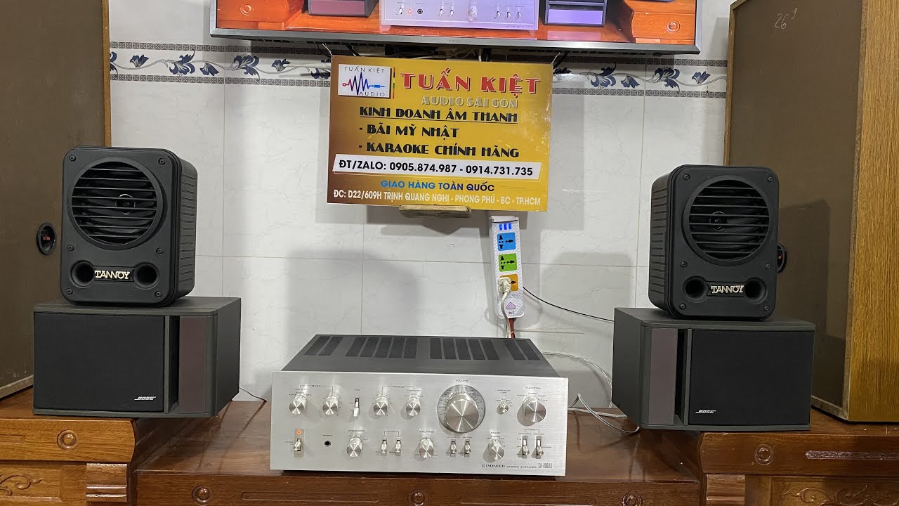 Apply #pioneer SA 8800ii ghép loa Tannoy 2E621 & #bose... - youtube