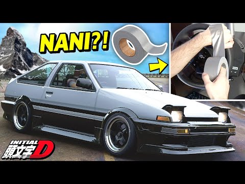 We did the Initial D duct tape challenge!