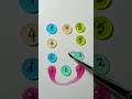 Fun colors Water drop 36 #satisfying #art #colors #shorts #puzzle