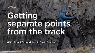 Celebrity Post-processing with Emlid Studio. Getting separate points from the track. Profile