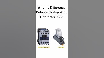 What Is Difference Between Relay And Contactor ??? 🖖💡All General Knowledge Questions
