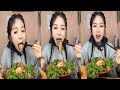 KWAI ASMR MUKBANG EAT FAT MEAT WITH BREAD| Raw Prawn🍤,Chicken Wing🍖,Lobster🦞,Salmon🍣| Kwai快手