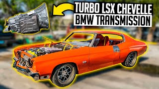 Twin Turbo LSX Chevelle + BMW DCT Transmission!  LS Swapped 1970 Chevy Chevelle Ep. 12