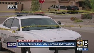 Deadly officer involved shooting in Surprise