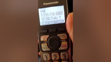 How to block and unblock a phone number on a Panasonic handset and Out of area, Private caller