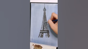#Shorts Eiffel Tower. Paris #urbansketching #archisketch #urbansketch