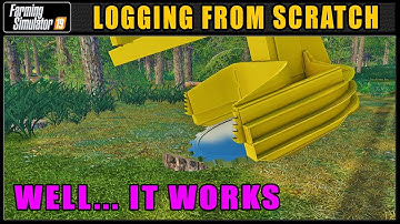 Removing Stumps The Easy Way! - Logging From Scratch 67 - Farming Simulator 2019 - FDR Logging