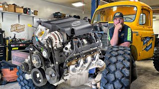 Massive Engine For A Massive Off Road Wrecker!