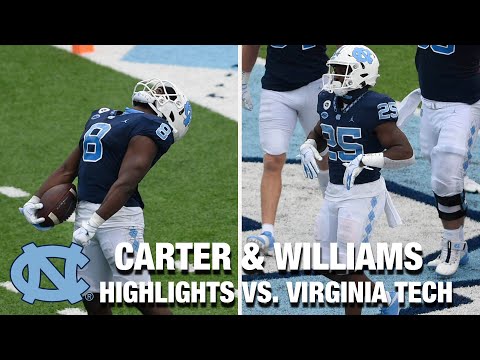 Video: Michael Carter, Javonte Williams Dominant In UNC's Win Over Virginia Tech Video: Michael Carter, Javonte Williams Dominant In UNC's Win Over Virginia Tech