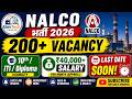 NALCO Recruitment 2026 🔥 200+ Vacancy | 10th/ITI/Diploma Govt Job | Salary ₹40,000+ | Full Details