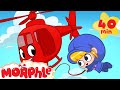Rescue Helicopter - My Magic Pet Morphle | Cartoons For Kids | Morphle TV