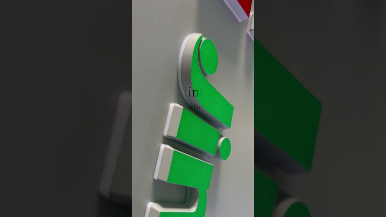 Painted waterproof metal luminous advertising signage