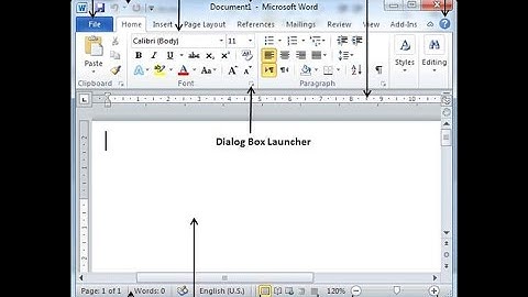 Learn MS Word Interface | Component of MS Word | MS Word window elements