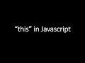 Javascript this keyword || this keyword in javascript || important javascript concept.