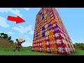 НУБ ВЗОРВАЛ ОГРОМНЫЙ THT СТОЛБ 10000 ДИНАМИТ БАШНЯ В МАЙНКРАФТ 100% TROLLING TNT MINECRAFT