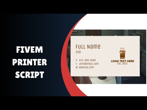 Revolutionize Your QBCore Server with the FiveM Printer Script!