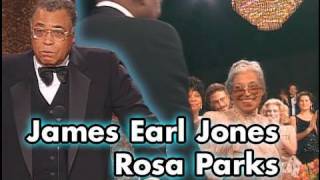 James Earl Jones and Rosa Parks at Sidney Poitier's AFI Life Achievement Award